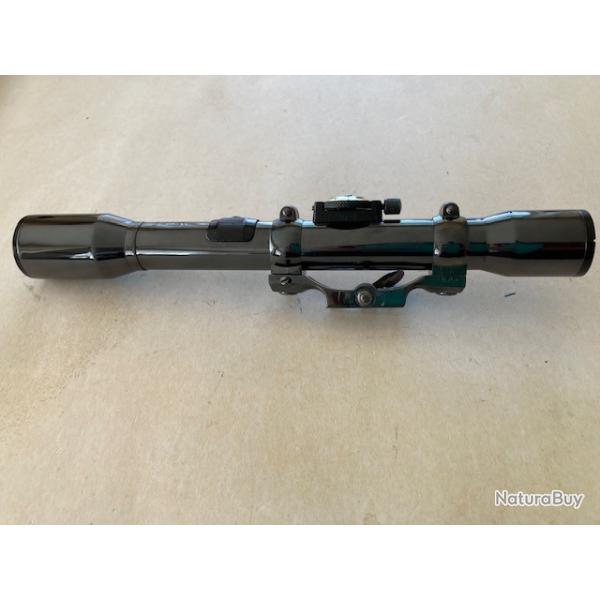 Lunette KAHLES  Wien  MIGNON 4 x tout acier avec montage AKAH d�rivable en acier pour rail de 11 mm