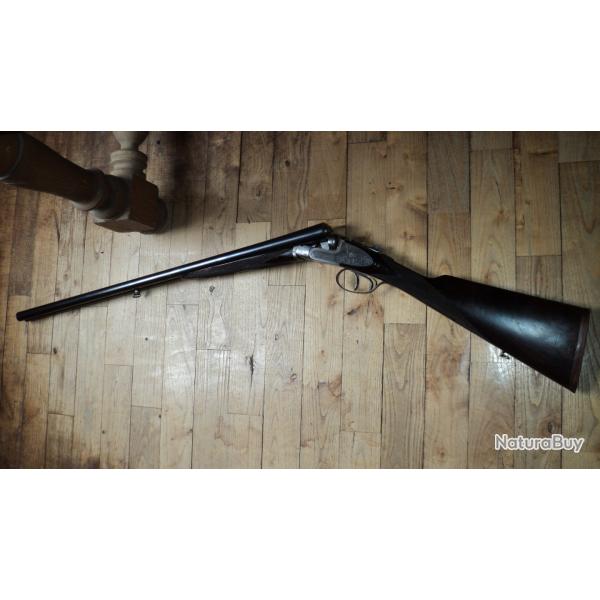 Rare fusil de luxe,  Juxtapos� artisanal cal 12/70 de chez BUCHERON � MOULINS (ALLIER)