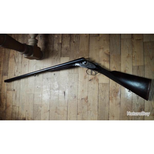 Rare fusil de luxe,  Juxtapos� artisanal cal 12/70 de chez BUCHERON � MOULINS (ALLIER)