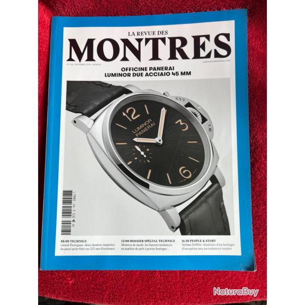 La Revue des Montres Sept 2016 Officine Panerai Luminor Due Acciaio 45mm