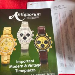 catalogue Montres vente Gen&egrave;ve 12/05/2013 Antiquorum ench&egrave;res et liste des prix