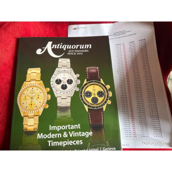 catalogue Montres vente Gen�ve 12/05/2013 Antiquorum ench�res et liste des prix