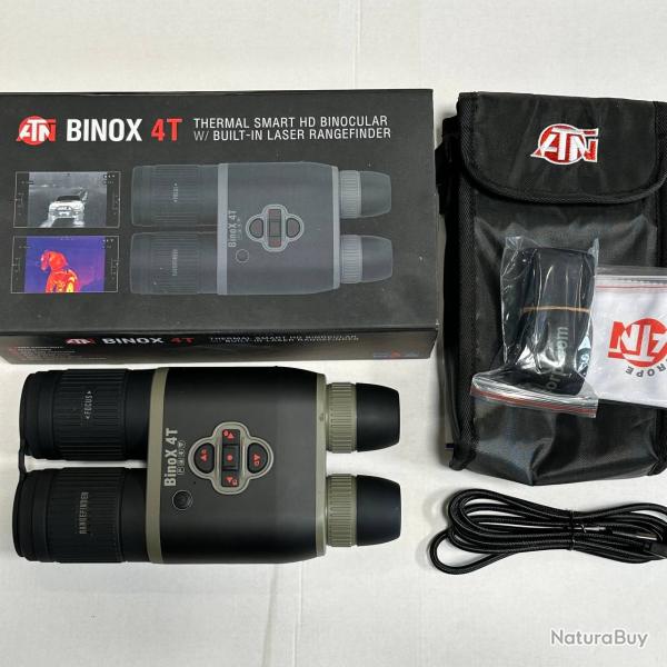 ATN BINOX 4T 640x480 1.5-15x Smart HD Thermal Jumelles de chasse avec t�l�m�tre laser LRF D'ocassion