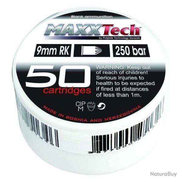 Balle 9 mm/380 Rev A Blanc X50