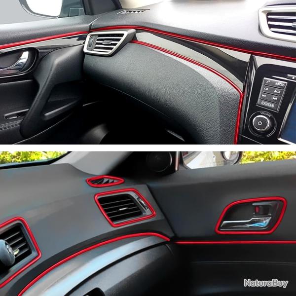 Bandes d�coratives pour int�rieur de voiture, 5 m, universelles, bande de garniture pour automobile,