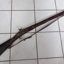 carabine fusil de cadet scolaire percussion fonctionnel tout le fut avant chang&eacute; cal 13.5mm 118cm