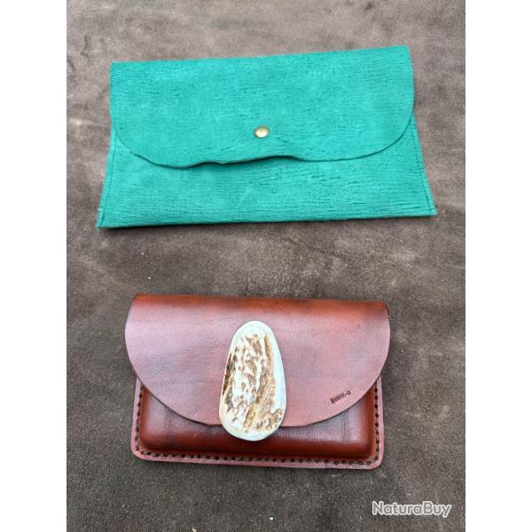 cartouchi�re cuir artisanale