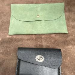cartouchi&egrave;re en cuir