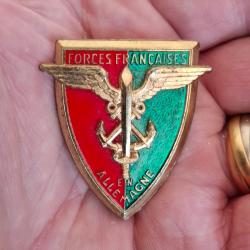 INSIGNE FFA FORCES FRANCAISES EN ALLEMAGNE ( TRANSLUCIDE )