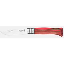 Couteau pliant OPINEL bouleau lamelle rouge n&deg;8