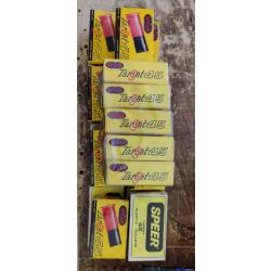 LOT DE 22 BO&Icirc;TES DE BALLES EN PLASTIQUE CALIBRE 45
