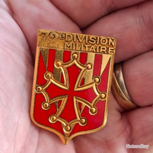 INSIGNE 72 eme DIVISION MILITAIRE ( DRAGO - G 2111 )