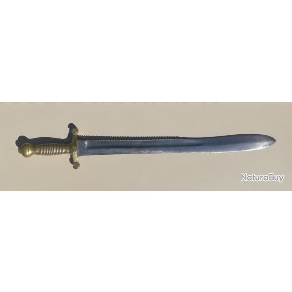 GLAIVE DE PIONNIER RUSSE MODELE 1834. RUSSIAN SHORT SWORD SAWBACK PIONEER TESAK. CRIMEAN WAR