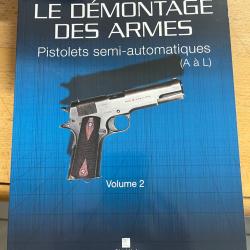 Le d&eacute;montage des armes de poings