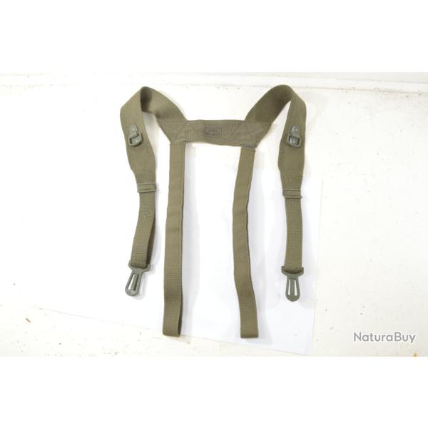 Brelage militaire Arm�e Fran�aise. Bretelles de suspension, surplus militaire chasse