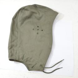 Capuche amovible pour veste de treillis Arm&eacute;e Fran&ccedil;aise SATIN 300 m64. Ann&eacute;es 1970 - 1980. Surplus
