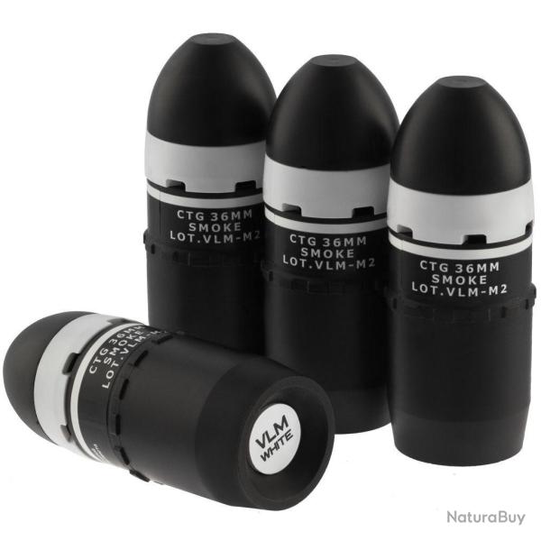 PACK 10 PROJECTILES VELUM MK2 FUMI BLANC - AIRSOFT