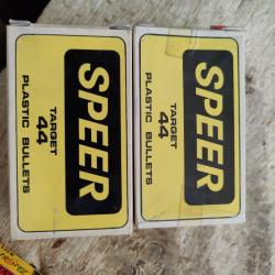 LOT DE 2 BOITES D'OGIVES DE 44 EN PLASTIQUE SPEER