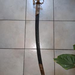 SABRE D'OFFICIER DE CAVALERIE L&Eacute;G&Egrave;RE OU D'INFANTERIE D'&Eacute;LITE - ARM&Eacute;E DES &Eacute;MIGR&Eacute;S / RESTAURATION .
