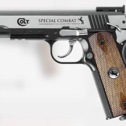 Pistolet SP Combat Classic Colt CO2 BB 4.5 Dark Ops