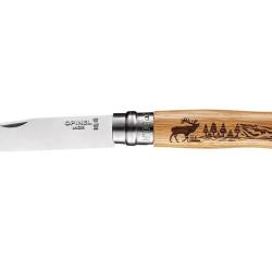 OPINEL N&deg;8 gravure laser gravure laser sanglier