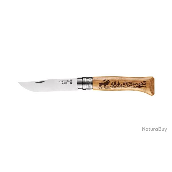 OPINEL N�8 gravure laser gravure laser sanglier