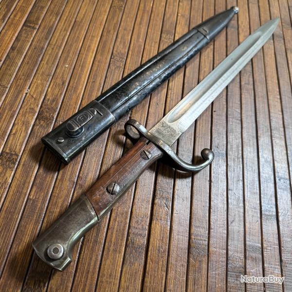 BA�ONNETTE MAUSER 1908 BR�SILIENNE POUR FUSIL fusil Mauser br�silien M-1908 de type G98