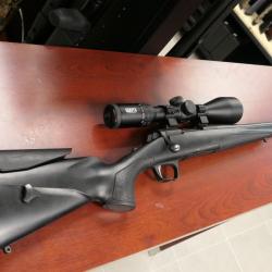 PACK TIR AFFUT BROWNING XBOLT COMPO ADJUST  308 win + LUNETTE + SILENCIEUX  MONTEE /CIBLEE 100M