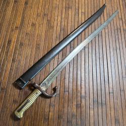BA&Iuml;ONNETTE FRAN&Ccedil;AISE 1866 CHASSEPOT MANUFACTURE  ST ETIENNE