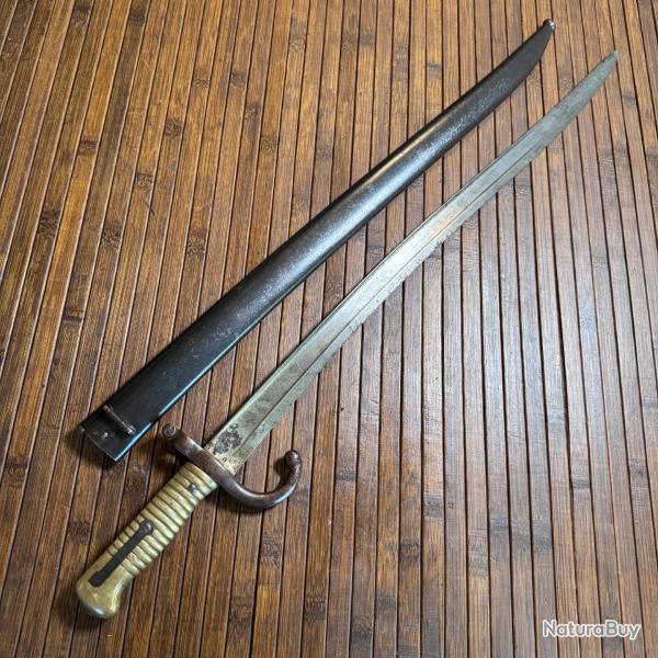 BA�ONNETTE FRAN�AISE 1866 CHASSEPOT MANUFACTURE  ST ETIENNE