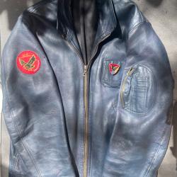 Blouson PN pilote de Chasse E.C 4/7 Limousin BA 125 Istres ann&eacute;es 70