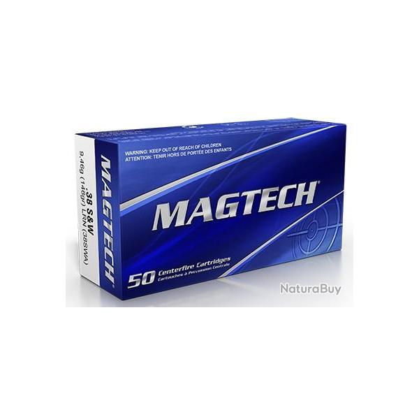 BOITES DE 50 CARTOUCHES MAGTECH 38SW 146GR LRN 38SWA*+