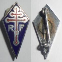 ANCIEN INSIGNE RPF RASSEMBLEMENT du PEUPLE FRANCAIS GENERAL DE GAULE - POLITIQUE PATRIOTIQUE