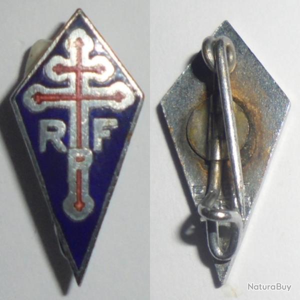 ANCIEN INSIGNE RPF RASSEMBLEMENT du PEUPLE FRANCAIS GENERAL DE GAULE - POLITIQUE PATRIOTIQUE