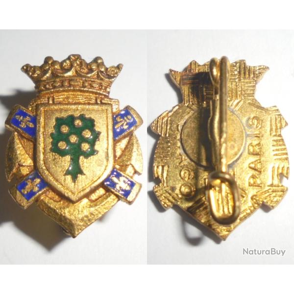 ANCIEN INSIGNE MILITAIRE MARINE ESCORTEUR d' ESCADRE CHATEAURENAULT DRAGO PARIS - Contre-Torpilleur