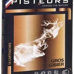 Balle Pisteurs gros gibier Cal.12/67mm 32G bourre &agrave; jupe bo&icirc;te de 10