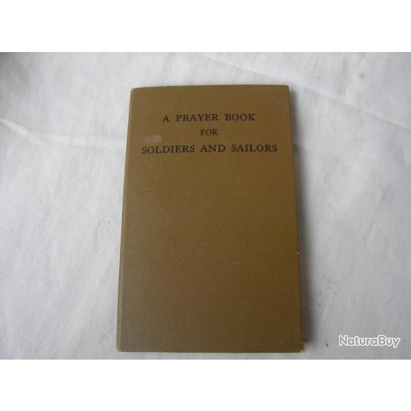 WW2 US LIVRET DE PRI�RES MILITAIRES AM�RICAIN NEUF  POUR SOLDATS ET MARINS  DE 1942 (39-45) RARE