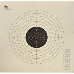 Paquet de 100 Cibles C50 R&eacute;duite 34/34 TAR Carabine