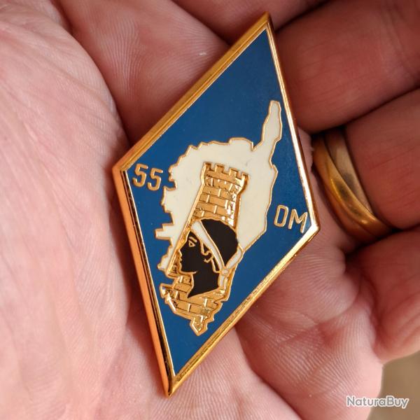 INSIGNE 55 eme DIVISION MILITAIRE - CORSE ( DRAGO - G 2602 )