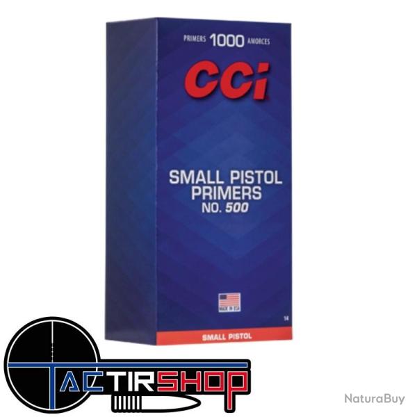 1000 Amorces CCI Small Pistol n� 500