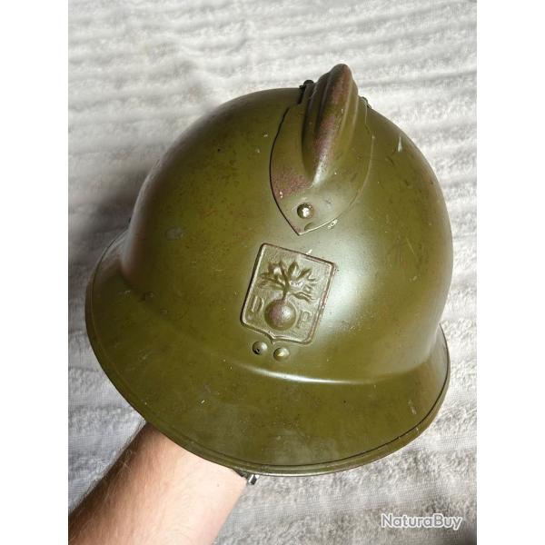Casque fran�ais Adrian mod�le 1926 D�fense Passive - WW2