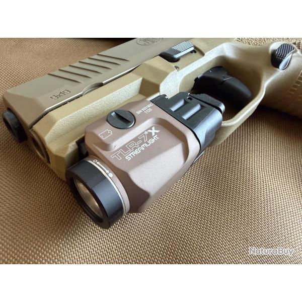 Lampe Streamlight TLR-7X USB - Dark Earth
