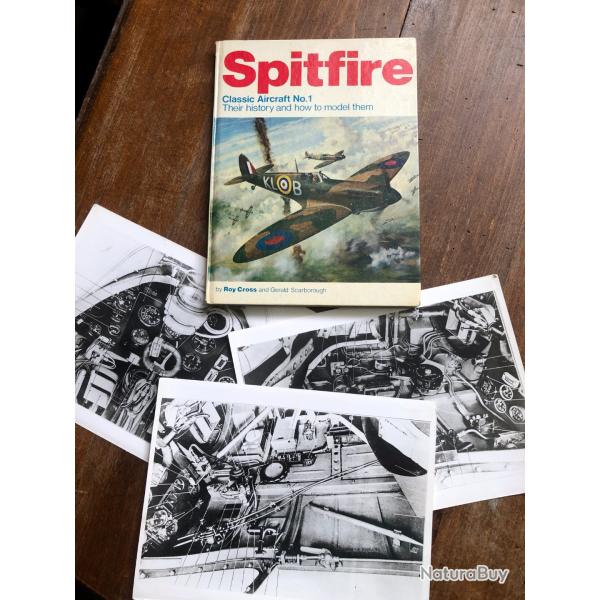 Classic aircraft n�1 P-51 Spitfire + 3 photographies, Roy Cross - PSL Airfix