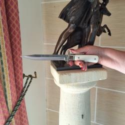 Rare couteau de chasse &agrave; la d'Estaing