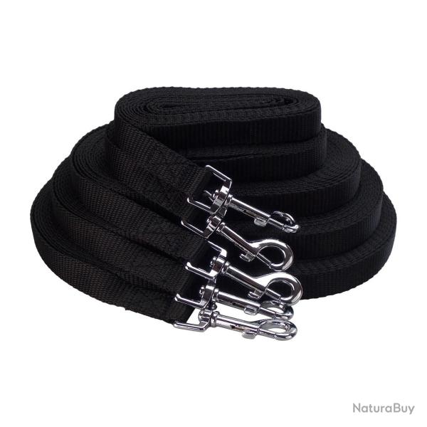 longe nylon classic noir 20 mm 5 m