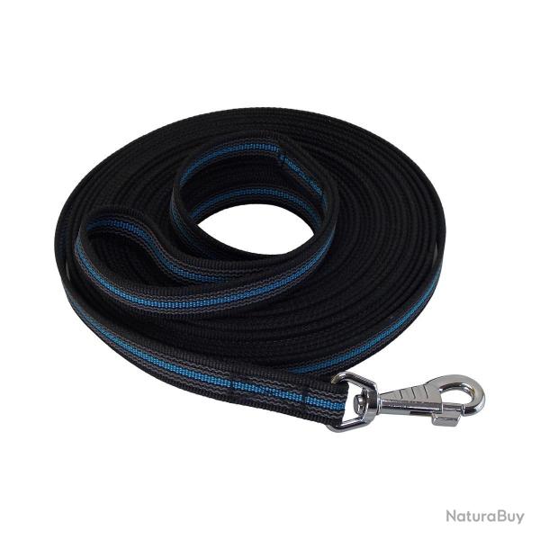 Longe Gomme 20 mm - 10 m Noir/bleu