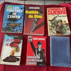 Collection lot de six livres de Sven Hassel