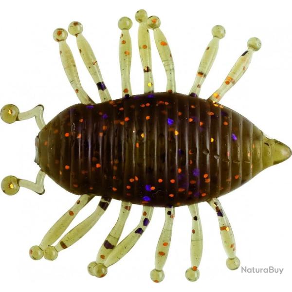 Leurre Souple Illex Gambit Woodlouse 3cm - 1,18" Green Pumpkin W/Purple&Copper