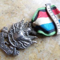 m&eacute;daille comm&eacute;morative barrette 1870 1871 guerre Prusse Prussienne Allemagne Napoleon III