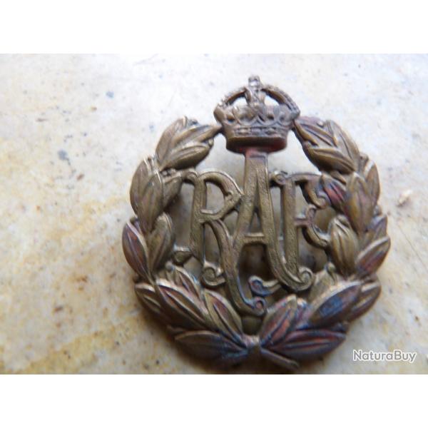 insigne calot Britannique Anglais RAF royal air force ww2 seconde deuxi�me guerre pilote bombardier